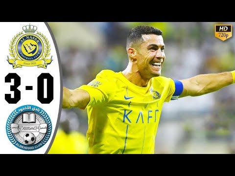 Al Nassr vs Al Akhdoud 3 0 Highlights & All Goals 2023 HD