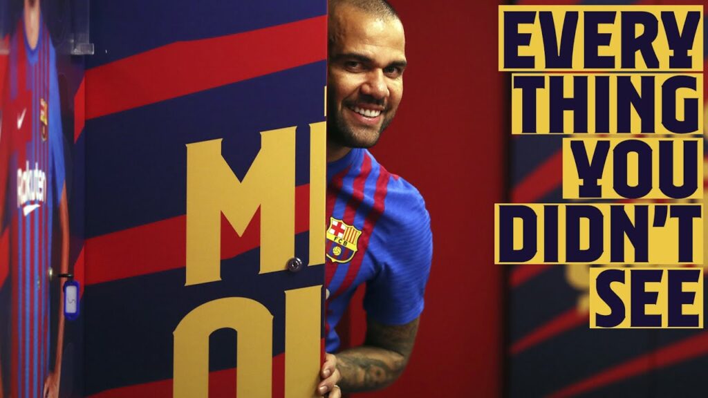 Dani Alves' presentation from the inside (EXCLUSIVE FOOTAGE) 🔵🔴🔥