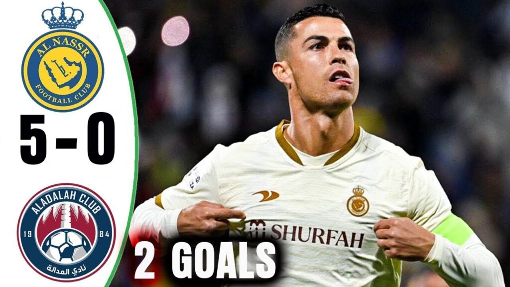CRISTIANO RONALDO AL-NASSR Vs ADALH 5-0 I Highlights & Goals - 2023
