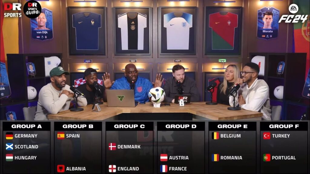 DR Sports react to England’s Euro 2024 group