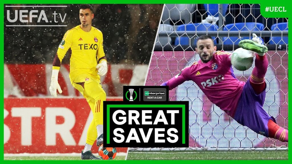 #UECL Great Saves Matchday 5 | Roos, Zagorac...