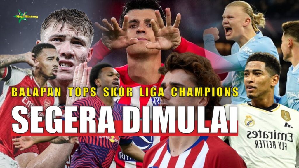 Top Skor Liga Champions, Blapan Striker Top Eropa Di Mulai