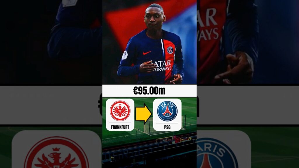 Randal Kolo Muani $ Player Transfer Value #football #transfermarkt #kolomuani #psg