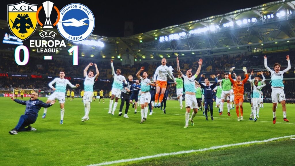 HISTORIC DAY for BRIGHTON as they beat AEK ATHENS | AEK ATHENS 0-1 BRIGHTON | MATCHDAY VLOG BRIGHTON