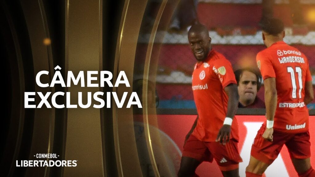 O GOL DE ENNER VALENCIA, DO INTERNACIONAL,  VISTO DE DENTRO DO GRAMADO!