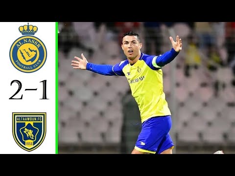 Al nassr vs Al Taawoun 2-1All goals and highlights #alnasar
