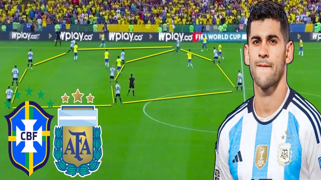 Cristian Cuti Romero vs Brasil en el Maracaná | Análisis Táctico