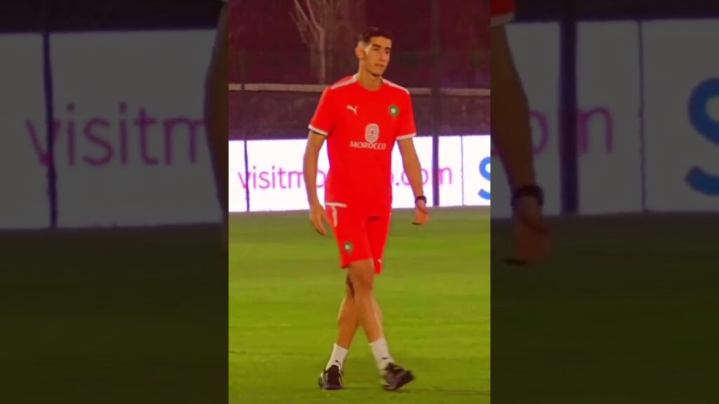 Nayef aguerd 😍❤️ with erregragui #worldcup  #bono #morocco #hakimi #psg #ziyech #nayefaguerd