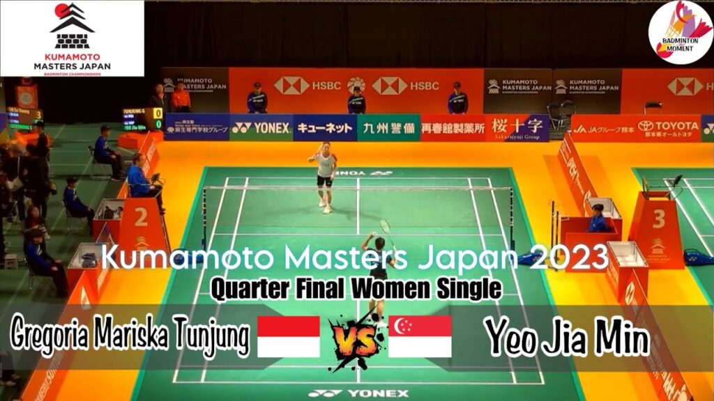 Gregoria Mariska Tunjung vs Yeo Jia Min | Badminton Kumamoto Japan Masters 2023 Quarter Final