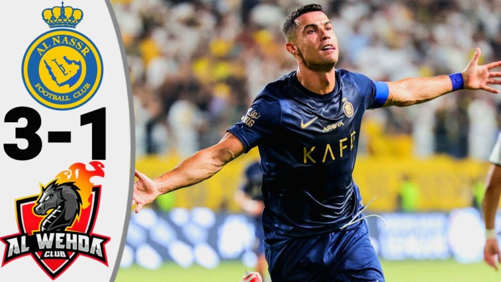 Al Nassr 3-1 Al Wehda Highlights FHD.Cristiano Ronaldo Hits 20-Goal Milestone in Saudi Pro League.