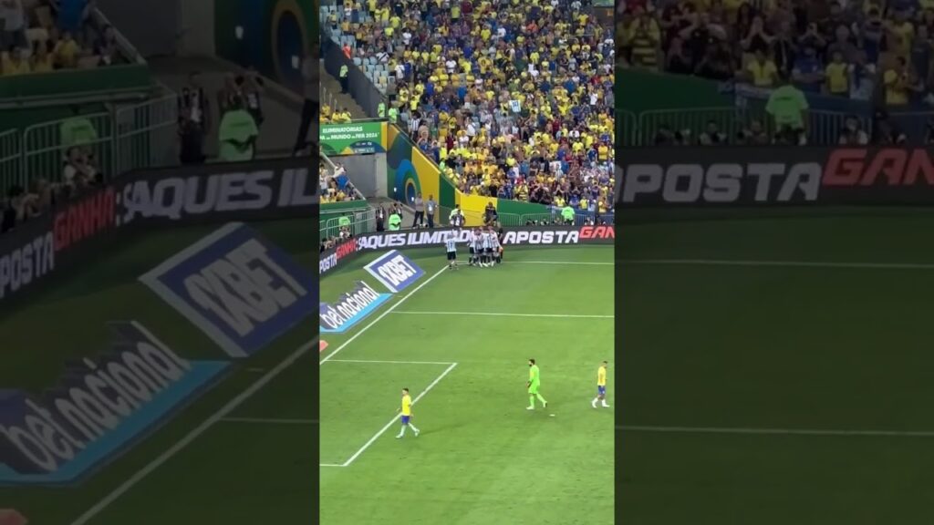 GOL DE OTAMENDI ANTE BRASIL QUE ROMPE EL INVICTO - Brasil 0 vs Argentina 1