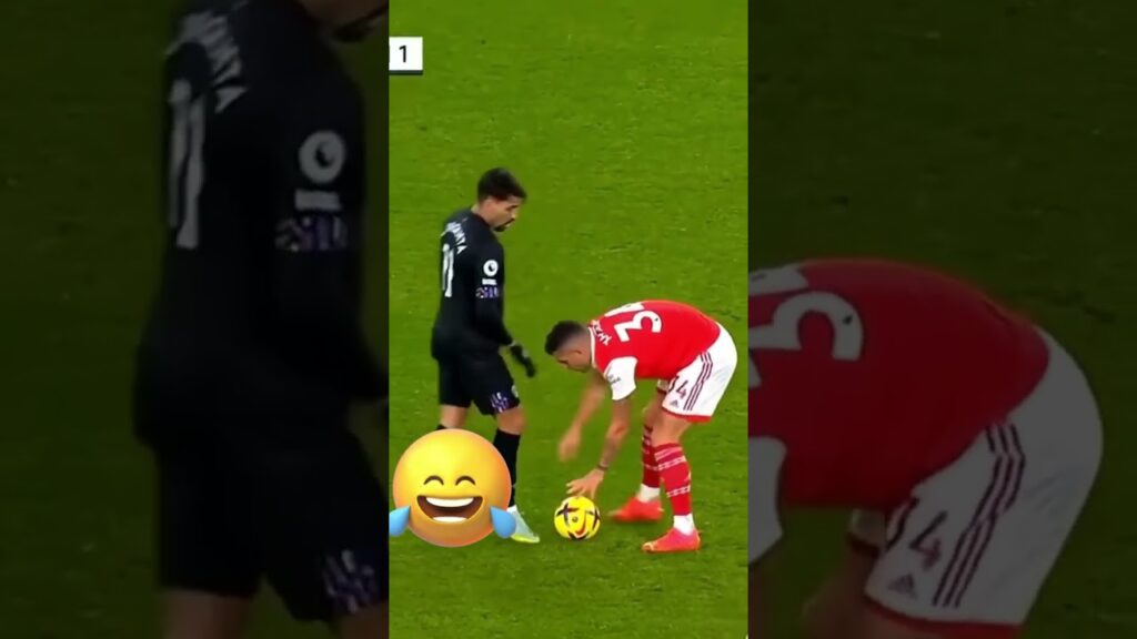 Granit Xhaka is Too Funny Kicks Ball at Player ROFL #shorts