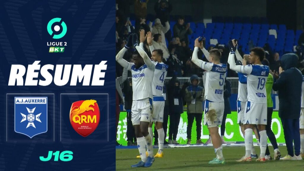 AJ AUXERRE – QUEVILLY-ROUEN METROPOLE (3 – 2) – Résumé – (AJA – QRM) / 2023-2024 AJ AUXERRE - QUEVILLY-ROUEN METROPOLE (3 - 2) - Résumé - (AJA - QRM) / 2023-2024