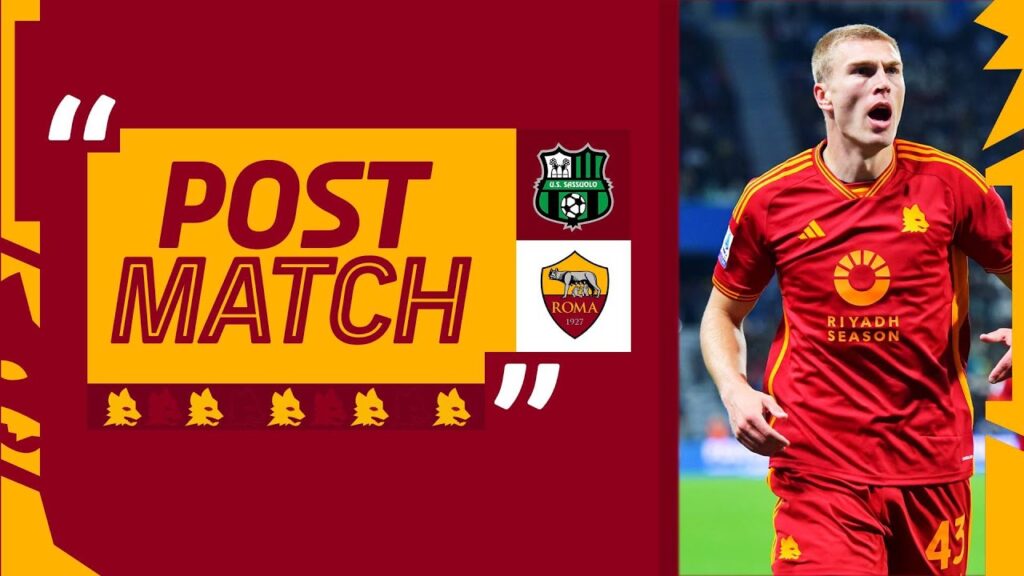 RASMUS KRISTENSEN | POST MATCH INTERVIEW | SASSUOLO-ROMA