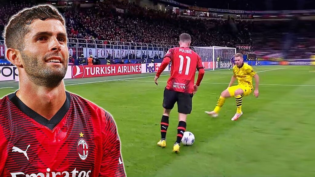𝐋𝐎𝐎𝐊 𝐖𝐇𝐀𝐓 Christian Pulisic is doing at AC Milan! 👀
