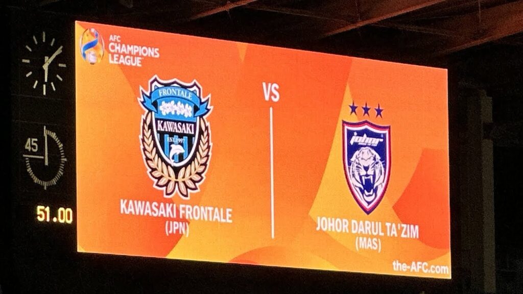 20231128　ACL MD5　KAWASAKI FRONTALE - JOHOR DARUL TA'ZIM　Players Introduction　ＡＣＬ ＧＳ ＭＤ5　川崎Ｆ－ＪＤＴ　選手紹介