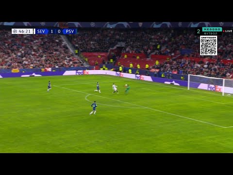 Youssef En-Nesyri goal Sevilla vs PSV Champions League Highlights