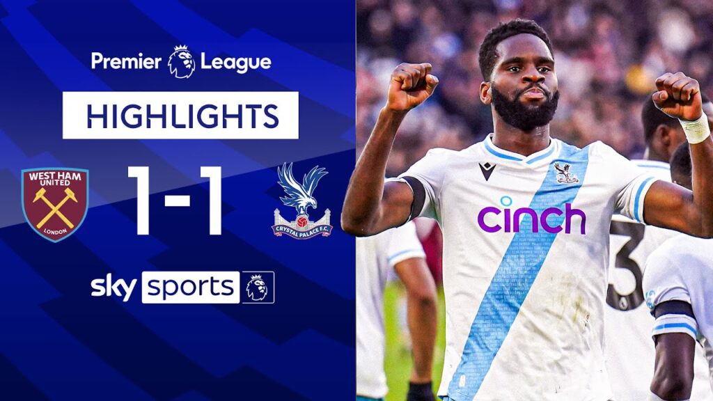 Edouard cancels out Kudus goal ❌ | West Ham 1-1 Crystal Palace | Premier League Highlights