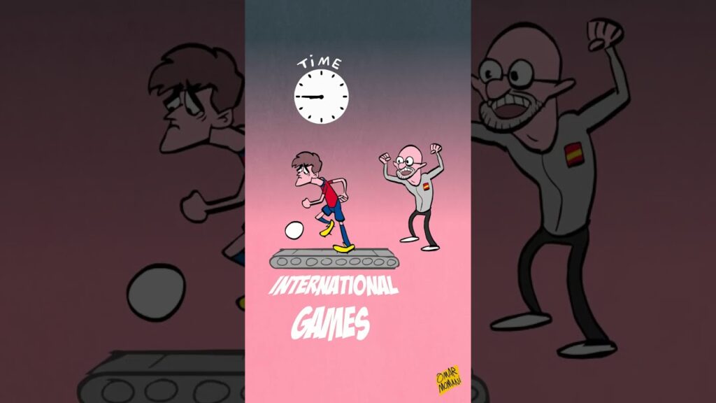 Gavi's injury #football #barcelona #cartoon