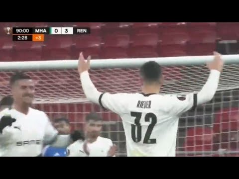 Maccabi Haifa vs Rennes 0-3 Fabian Rieder, Martin Terrier & Gouiri goals earn win | Europa League