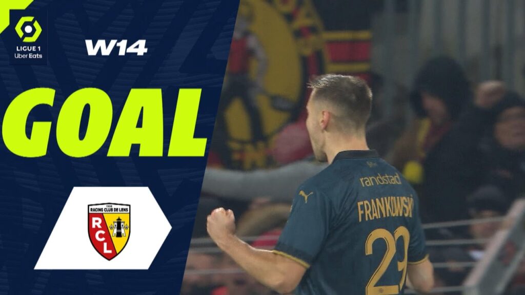 Goal Przemyslaw Adam FRANKOWSKI (74' - RCL) RC LENS - OLYMPIQUE LYONNAIS (3-2) 23/24