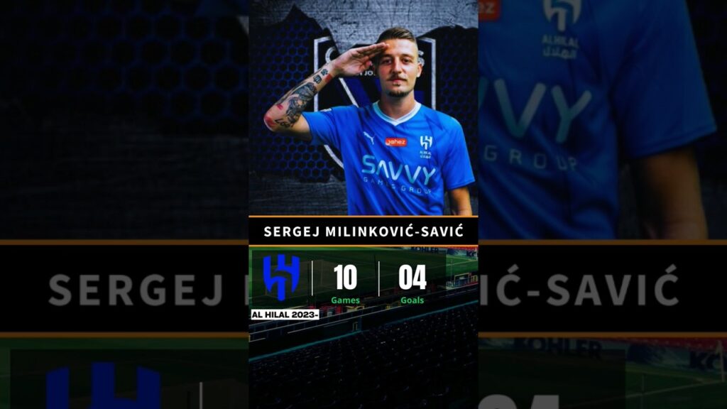 Sergej Milinkovic-savic Goal #shortvideo #shorts #goals #milinkovicsavic #skills #football #alhilal