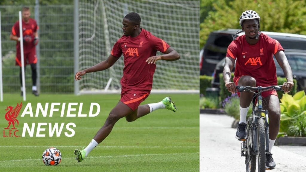 Ibrahima Konate Liverpool training session | Liverpool News Today