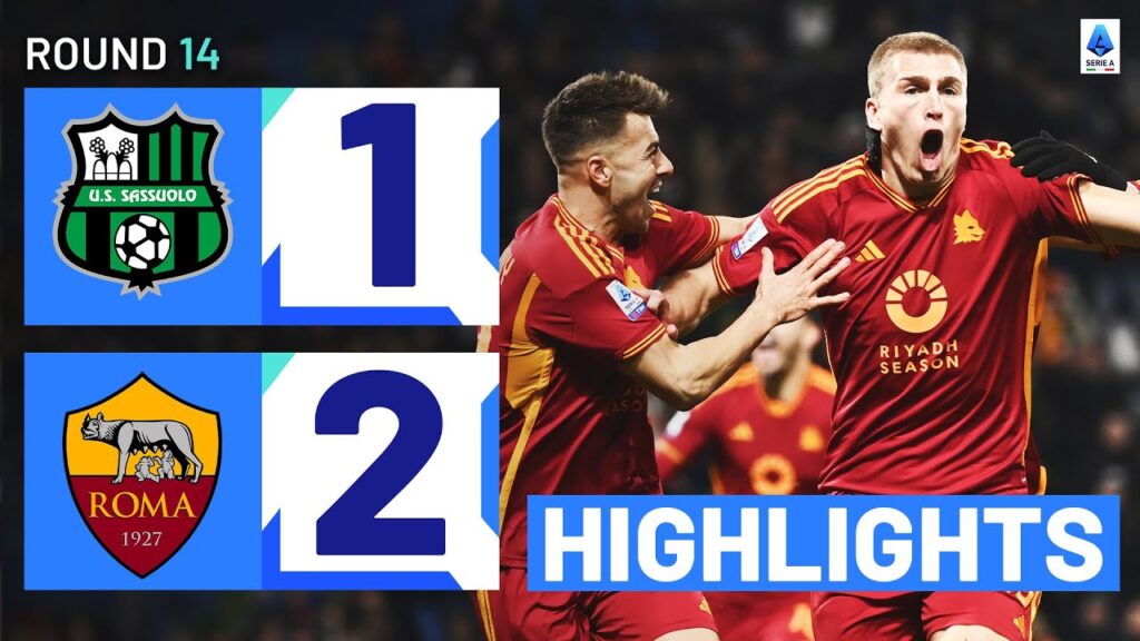 SASSUOLO-ROMA 1-2 | HIGHLIGHTS | Roma turn the game on its head! | Serie A 2023/24 SASSUOLO-ROMA 1-2 | HIGHLIGHTS | Roma turn the game on its head! | Serie A 2023/24