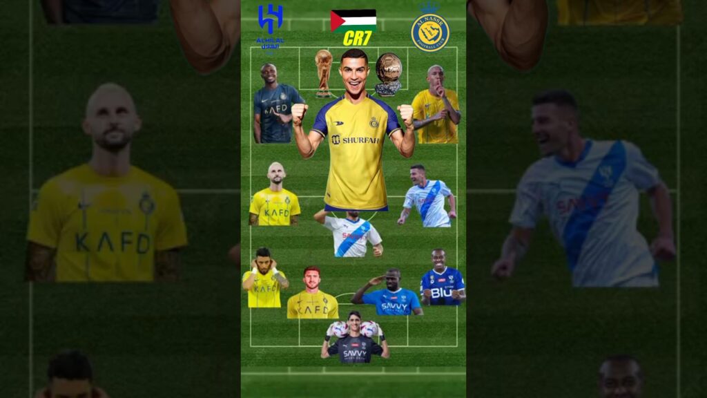 أفضل تشكيله فى تاريخ نادى النصر 2024 ضد أفضل تشكيله فى تاريخ نادى الهلال 2024