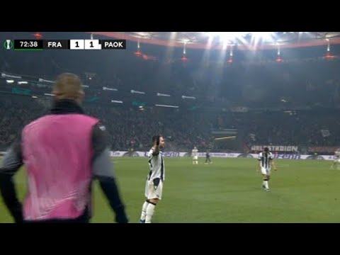 Eintracht Frankfurt vs PAOK Thessaloniki 1-2 Andrija Zivkovic & Tomasz Kedziora goals earn win