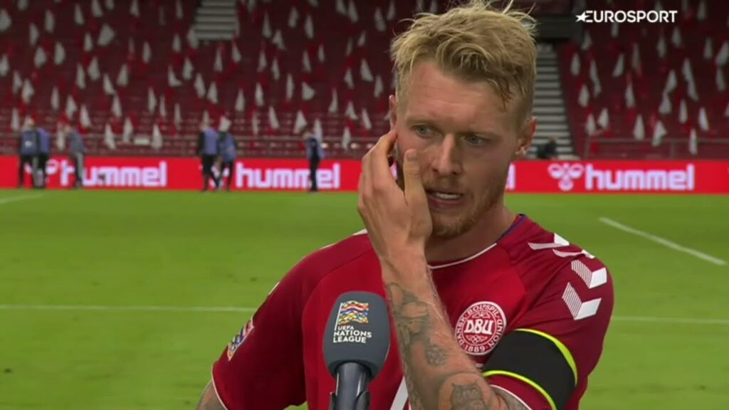 Interview Simon Kjær after Denmark - Belgium on September 5, 2020
