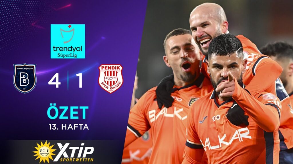Rams Başakşehir (4-1) Siltaş Yapı Pendikspor - Highlights/Özet | Trendyol Süper Lig - 2023/24