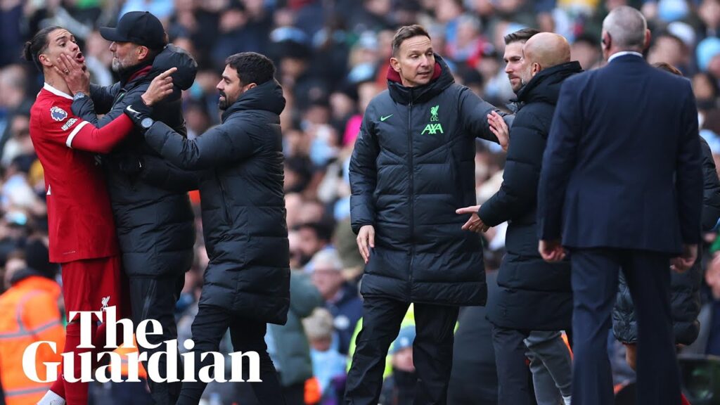 'Nothing happened': Guardiola and Klopp play down Darwin Núñez confrontation