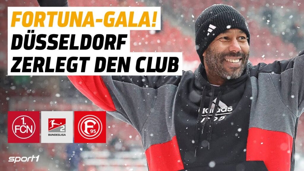 1. FC Nürnberg - Fortuna Düsseldorf | 2. Bundesliga Tore und Highlights 15. Spieltag