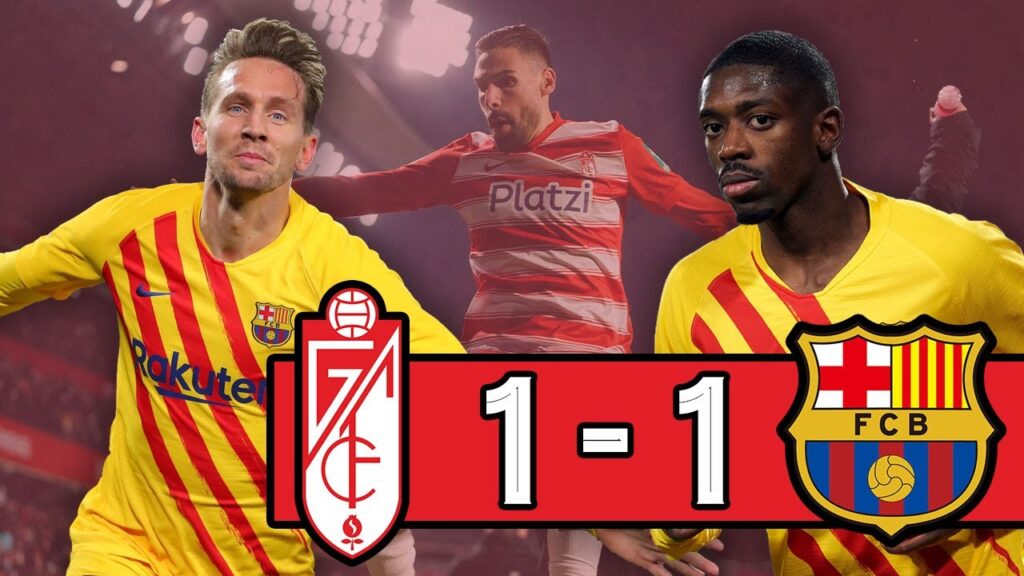 5 Headlines from Barcelona's 1-1 Draw vs. Granada | Luuk de Jong strikes again and Gavi sees red