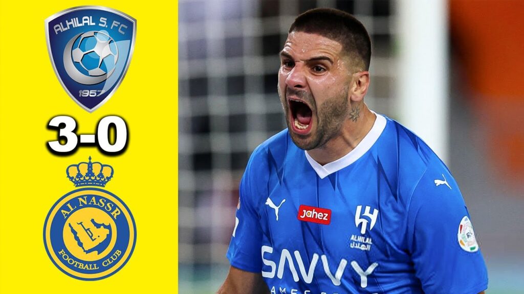 Al Hilal vs Al Nassr 3-0 MITROVIC DESTROY RONALDO Highlights (01/12/2023)
