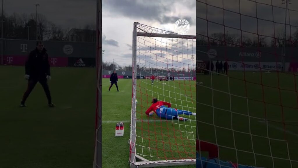 YANN SOMMER IN TRAINING die erste parade für den fcbayern ⛔sauber