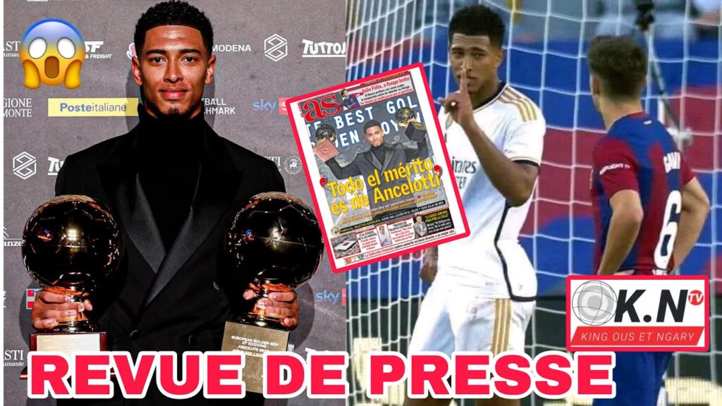 📰: JUDE BELLIGHAM sacré au Golden Boy devant Musiala & Yamal : Aliou Cissé à son habitude, appelé