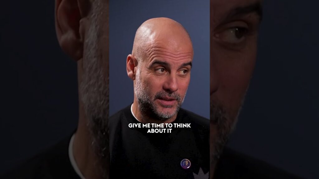 Which player does Pep Guardiola see as a future manager? 🥸