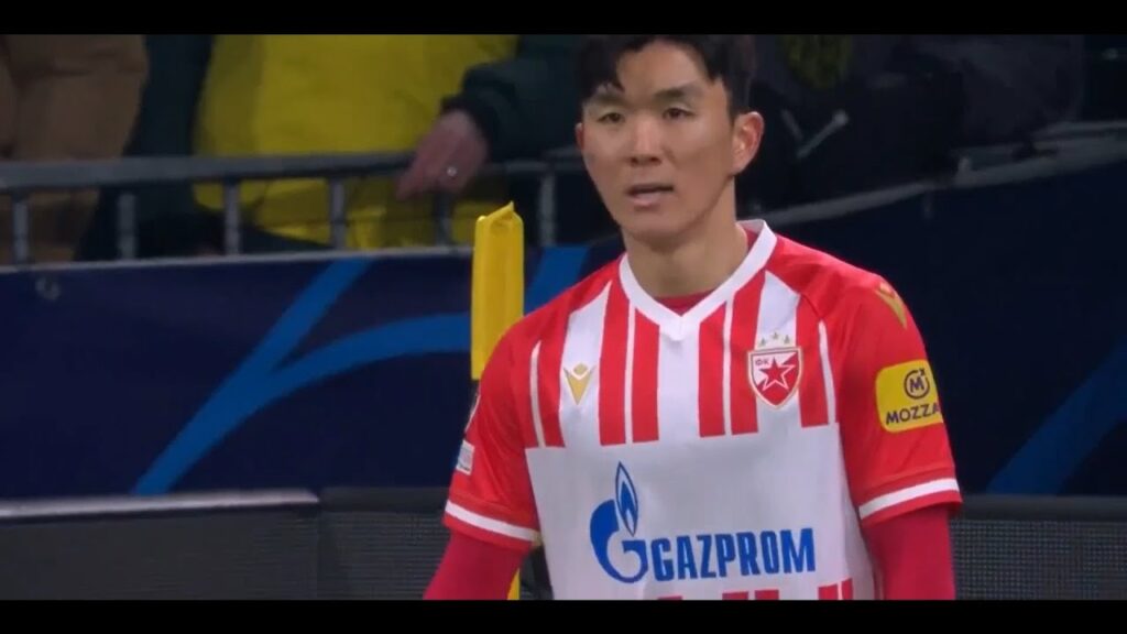 황인범  90분 선발출전 하이라이트 볼터치. 챔스예선 영보이스 전. In Beom Hwang - Highlight. UCL Crvena Zvezda VS Young Boys