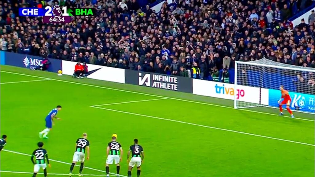 Enzo Fernandez Penalty Goal Vs Brighton