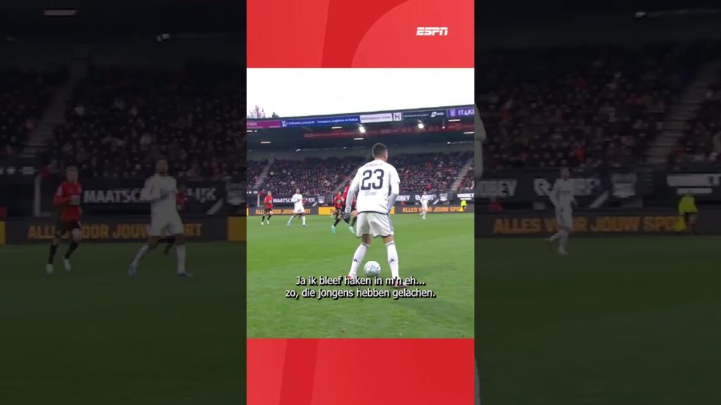 Gelukkig kan Berghuis er zelf ook om lachen! 😅