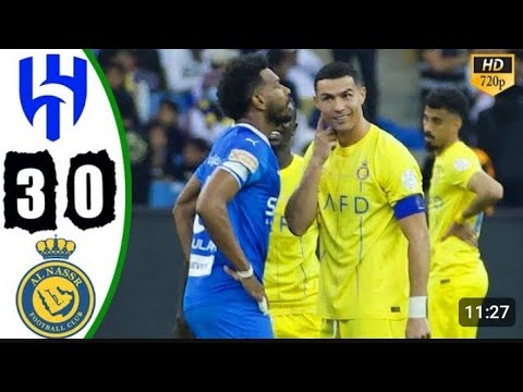 Al hilal vs al nassr 3-0 highlights all goals today Saudi pro League