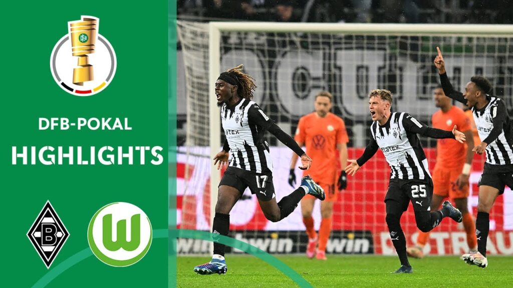 120th minute: Kone shocks Wolfsburg Borussia M'gladbach - VfL Wolfsburg 1-0 | DFB-Pokal 23/24