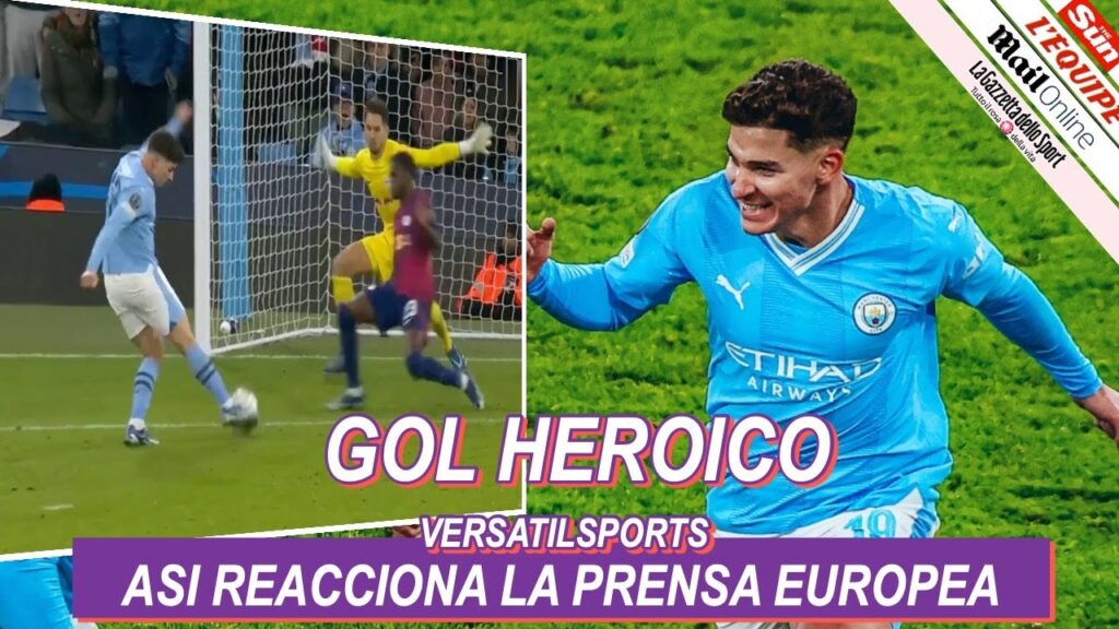 ASI REACCIONA PRENSA EUROPEA a GOL de JULIAN ALVAREZ MANCHESTER CITY vs LEIPZIG ASI REACCIONA PRENSA EUROPEA a GOL de JULIAN ALVAREZ MANCHESTER CITY vs LEIPZIG