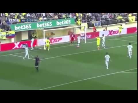 Seguimiento a Joel Campbell en el juego Villarreal vs Córdoba