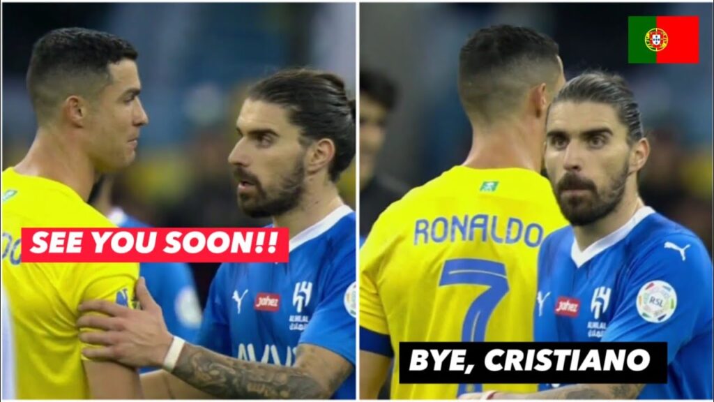 Cristiano Ronaldo meet Rúben Neves before returning to Portugal!!🇵🇹⚽🤝