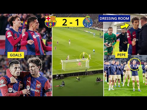 😍Barcelona Fans Crazy Reactions to Cancelo & Felix Goals vs FC Porto!