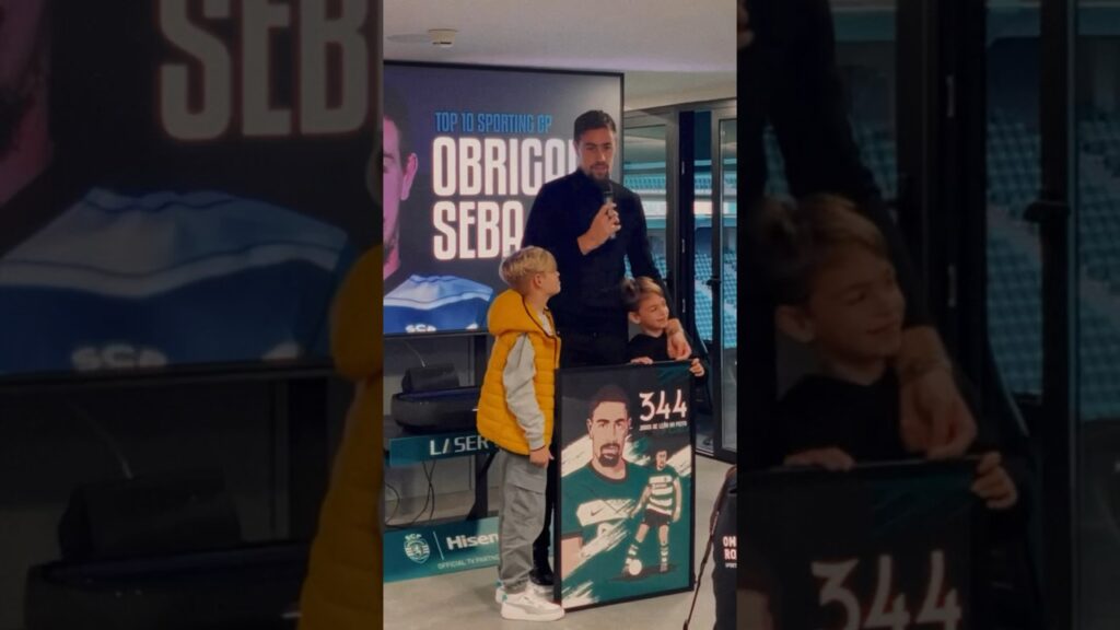 Homenagem pelos 344 jogos de Sebastián Coates 🦁 Seguimos, Capi 💚 #Coates #SportingCP