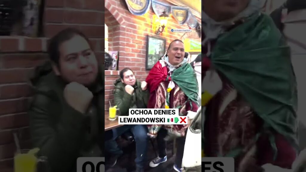 Scenes from a Mexican bar as Memo Ochoa saves Lewandowski’s penalty.